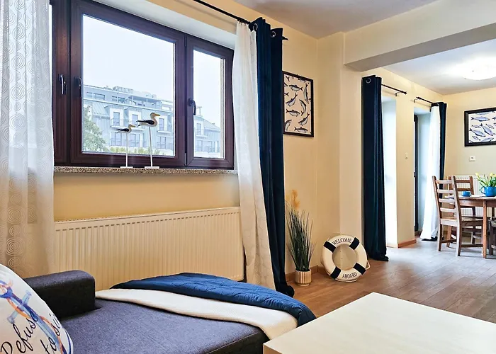 Visit Baltic - Przy Promenadzie Kapitanski 아파트 슈비노우이스쳬